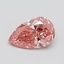 0.60 Ct. Fancy Vivid Pink Pear Lab Grown Diamond