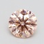 1.51 Ct. Fancy Intense Pink Round Lab Grown Diamond