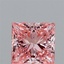 2.06 Ct. Fancy Vivid Pink Princess Lab Grown Diamond