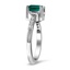 The Baeleaf Ring, smalltop view on a hand