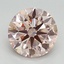 3.24 Ct. Fancy Intense Pink Round Lab Grown Diamond