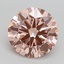 2.33 Ct. Fancy Intense Pink Round Lab Grown Diamond