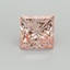 0.91 Ct. Fancy Vivid Pink Princess Lab Grown Diamond