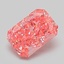 1.11 Ct. Fancy Vivid Pink Radiant Lab Grown Diamond