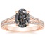 14K Rose Gold Icon Diamond Ring (1/3 ct. tw.), smalltop view