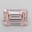 4.24 Ct. Fancy Intense  Pink Emerald Lab Grown Diamond