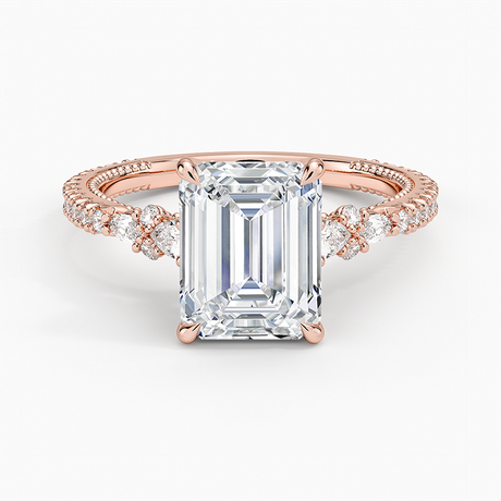 Floral Cluster Diamond Ring