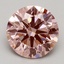 2.50 Ct. Fancy Intense Pink Round Lab Grown Diamond