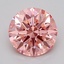 1.54 Ct. Fancy Pink Round Lab Grown Diamond