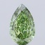 5.30 Ct. Fancy Vivid Green Pear Lab Grown Diamond