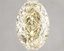 3.10 Ct. Fancy Yellow Oval Lab Grown Diamond