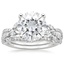 18KW Moissanite Luxe Willow Bridal Set (1/2 ct. tw.), smalltop view