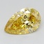 2.00 Ct. Fancy Intense  Yellow Pear Lab Grown Diamond