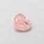 0.30 Ct. Fancy Pink Heart Lab Grown Diamond