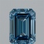 2.05 Ct. Fancy Vivid Blue Emerald Lab Grown Diamond