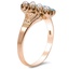 The Kei Ring, smalltop view on a hand