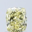 1.05 Ct. Fancy Intense Yellow Cushion Lab Grown Diamond