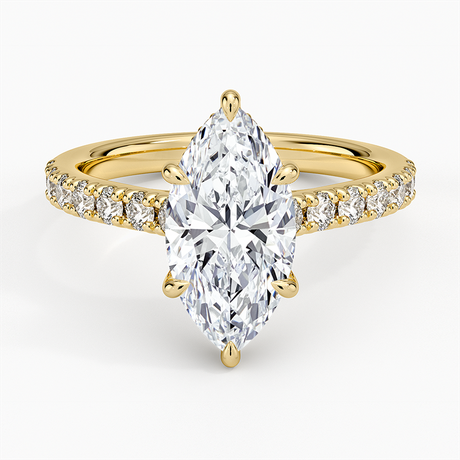 18K Yellow Gold Grand Lissome Diamond Ring