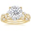 18KY Moissanite Luxe Willow Bridal Set (1/2 ct. tw.), smalltop view