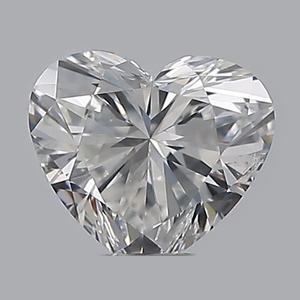 Heart diamond — real photo