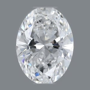 Oval diamond — real photo