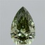 5.07 Ct. Fancy Vivid  Green Pear Lab Grown Diamond