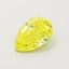 0.61 Ct. Fancy Intense Yellow Pear Lab Grown Diamond
