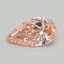 0.50 Ct. Fancy Vivid Pink Pear Lab Grown Diamond