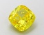 2.07 Ct. Fancy Vivid  Yellow Cushion Lab Grown Diamond