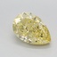1.40 Ct. Fancy Intense Yellow Pear Lab Grown Diamond