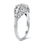 The Oceana Ring, smalltop view on a hand