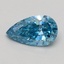0.60 Ct. Fancy Vivid Blue Pear Lab Grown Diamond