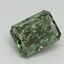 2.48 Ct. Fancy Vivid Green Radiant Lab Grown Diamond