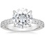 18K White Gold Anthology Half-Coverage Diamond Ring (1/2 ct. tw.), smalltop view