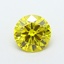 1.05 Ct. Fancy Vivid  Yellow Round Lab Grown Diamond