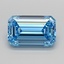 1.84 Ct. Fancy Vivid  Blue Emerald Lab Grown Diamond