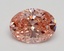 2.50 Ct. Fancy Vivid Pink Oval Lab Grown Diamond
