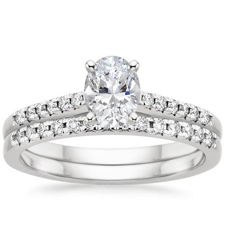 18K White Gold Sonora Diamond Bridal Set (1/4 ct. tw.)