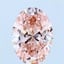 2.54 Ct. Fancy Pink Oval Lab Grown Diamond