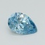 0.40 Ct. Fancy Vivid Blue Pear Lab Grown Diamond