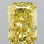 2.10 Ct. Fancy Vivid Yellow Radiant Lab Grown Diamond