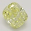 1.00 Ct. Fancy Intense Yellow Cushion Diamond