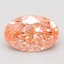 4.05 Ct. Fancy Vivid Pink Oval Lab Grown Diamond