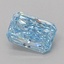 1.04 Ct. Fancy Vivid Blue Radiant Lab Grown Diamond
