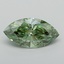 2.64 Ct. Fancy Vivid  Green Marquise Lab Grown Diamond