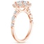14KR Moissanite Versailles Halo Diamond Ring (1/2 ct. tw.), smalltop view