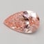 0.52 Ct. Fancy Intense Pink Pear Lab Grown Diamond