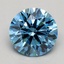 1.06 Ct. Fancy Intense Blue Round Lab Grown Diamond