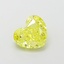 1.02 Ct. Fancy Vivid  Yellow Heart Lab Grown Diamond