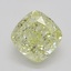 1.01 Ct. Fancy Yellow Cushion Diamond
